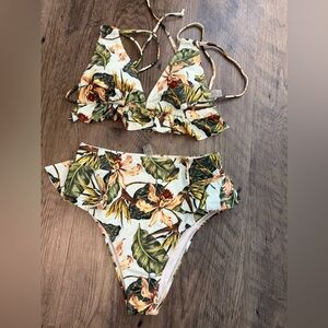 Tropical Floral Bikini Set
